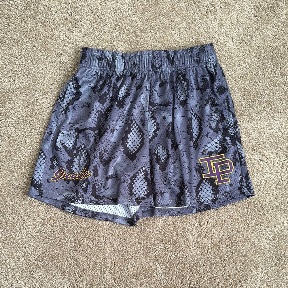 Inaka Power Gray Athletic Shorts Lightweight Performance